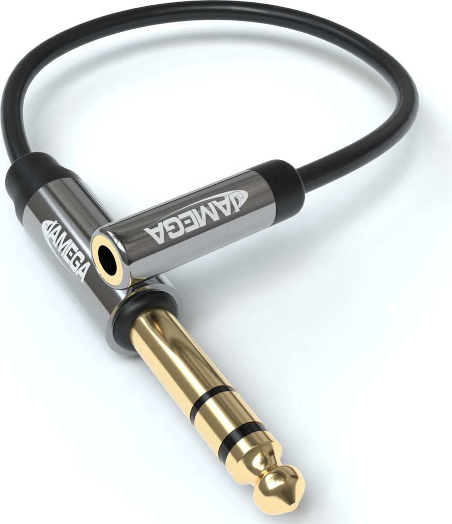 0,2m Stereo Klinken Adapter 3,5mm Klinken Buchse auf 6,3mm Produktbild 