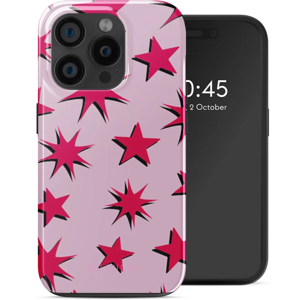 Selencia Vivid iPhone 15 Pro Cover MagSafe Stars Rubine Red Review