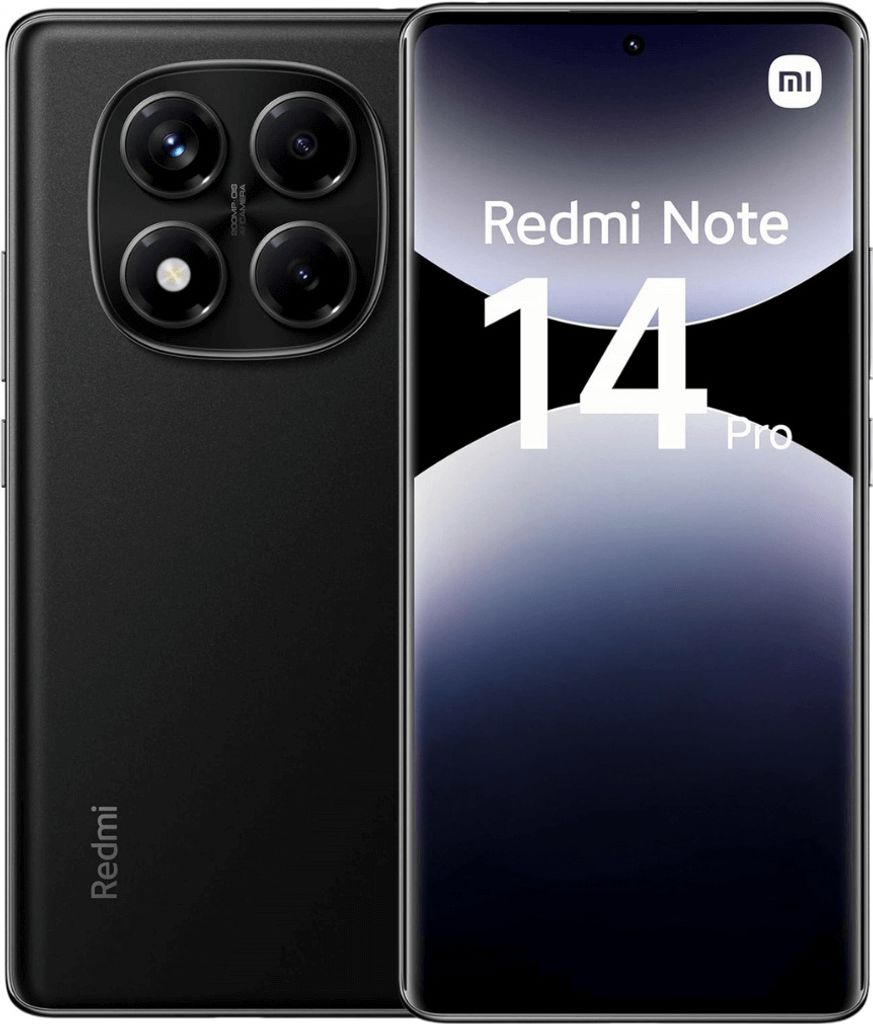Xiaomi Redmi Note 14 Pro 4G 12GB/512GB Mitternachtsschwarz Produktbild 