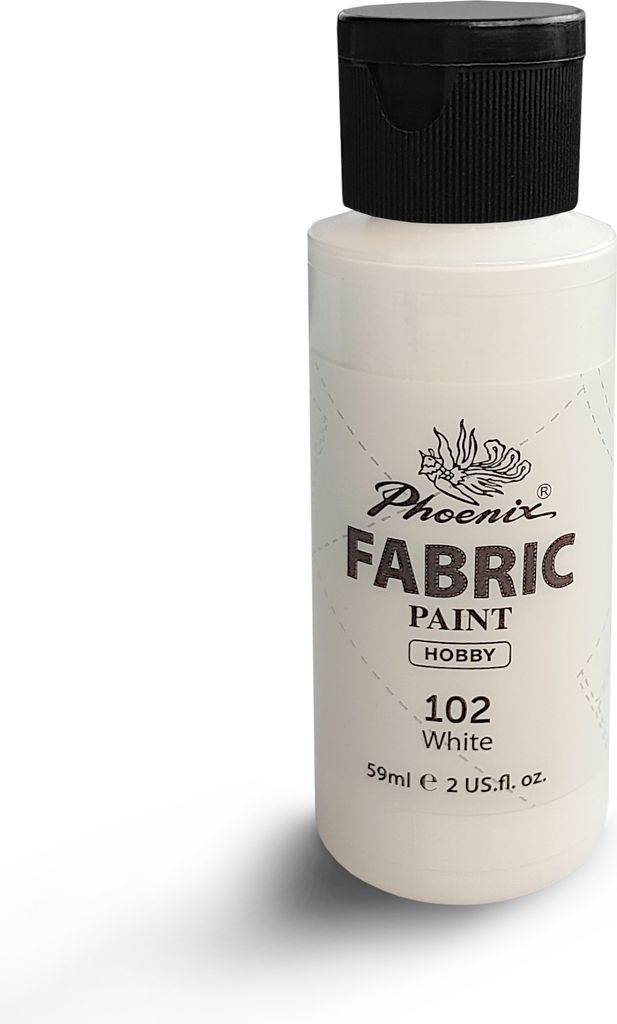 Stofffarbe für helle und dunkle Textilien Phoenix 59 ml White 102