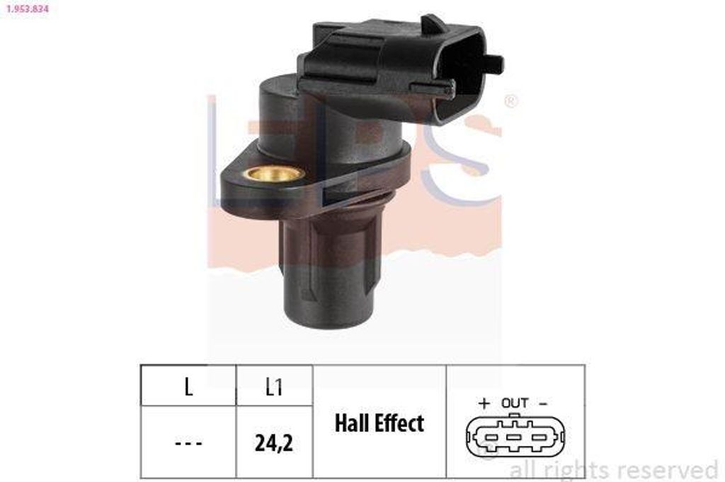 EPS Nockenwelleposition Sensor für LAND ROVER Range Rover Evoque (L538) Nockenwellen 1.953.834