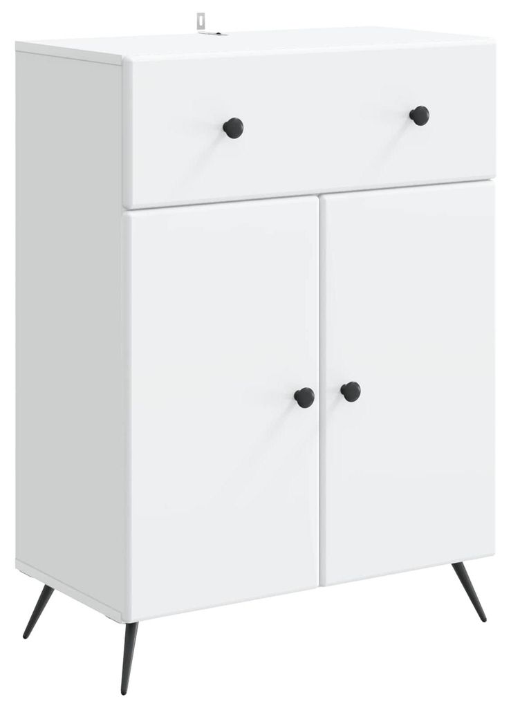 Sideboard mit Schubladen Weiß 66 x 34,5 x 90 cm Holzwerkstoff