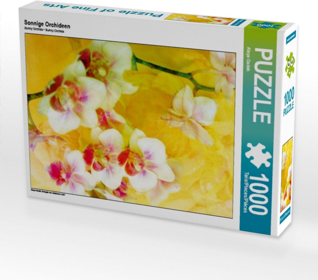 CALVENDO Puzzle Sonnige Orchideen | 1000 Teile Lege-Größe 64x48cm Foto-Puzzle für glückliche Stunden