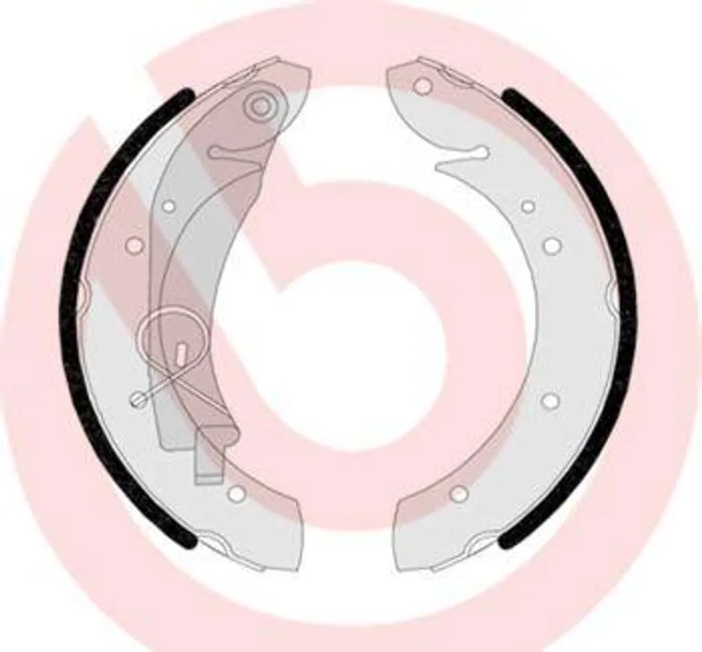 Brembo S 61 524 Mâchoires de frein OE 1610091280 Qualité de Freinage