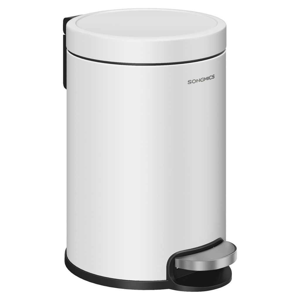 Kosmetikeimer, 3 L Mülleimer Bad, mit Softclose-Deckel, Produktbild 
