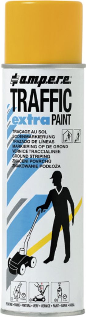 Farbdose TRAFFIC EXTRA PAINT gelb ca. RAL 1028, Dose à 500 ml