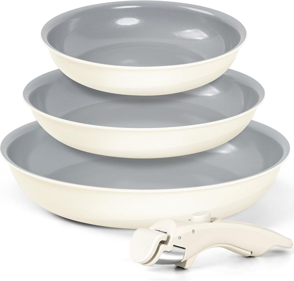 MICHELANGELO Pfannen-Set, 20 cm, 24 cm, 28 cm, Produktbild 
