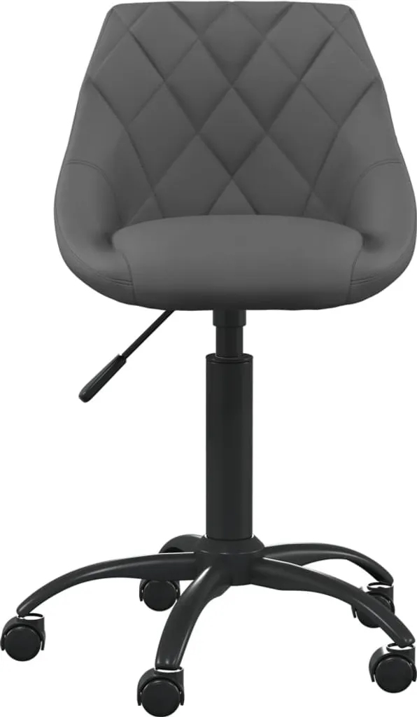 SYFAX™ Sedia da Ufficio Velluto Grigio Scuro: Eleganza e Comfort