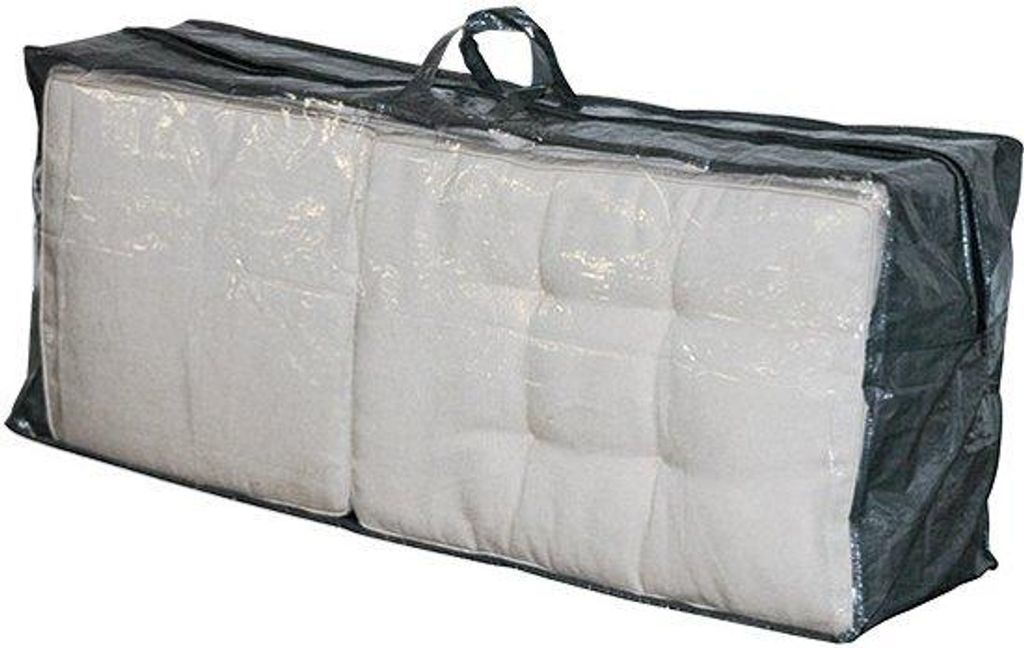 Lesliliving Lesliliving Garden Kissenbezug mit Reißverschluss - 125 x 32 x 50 cm - Grün/Grau