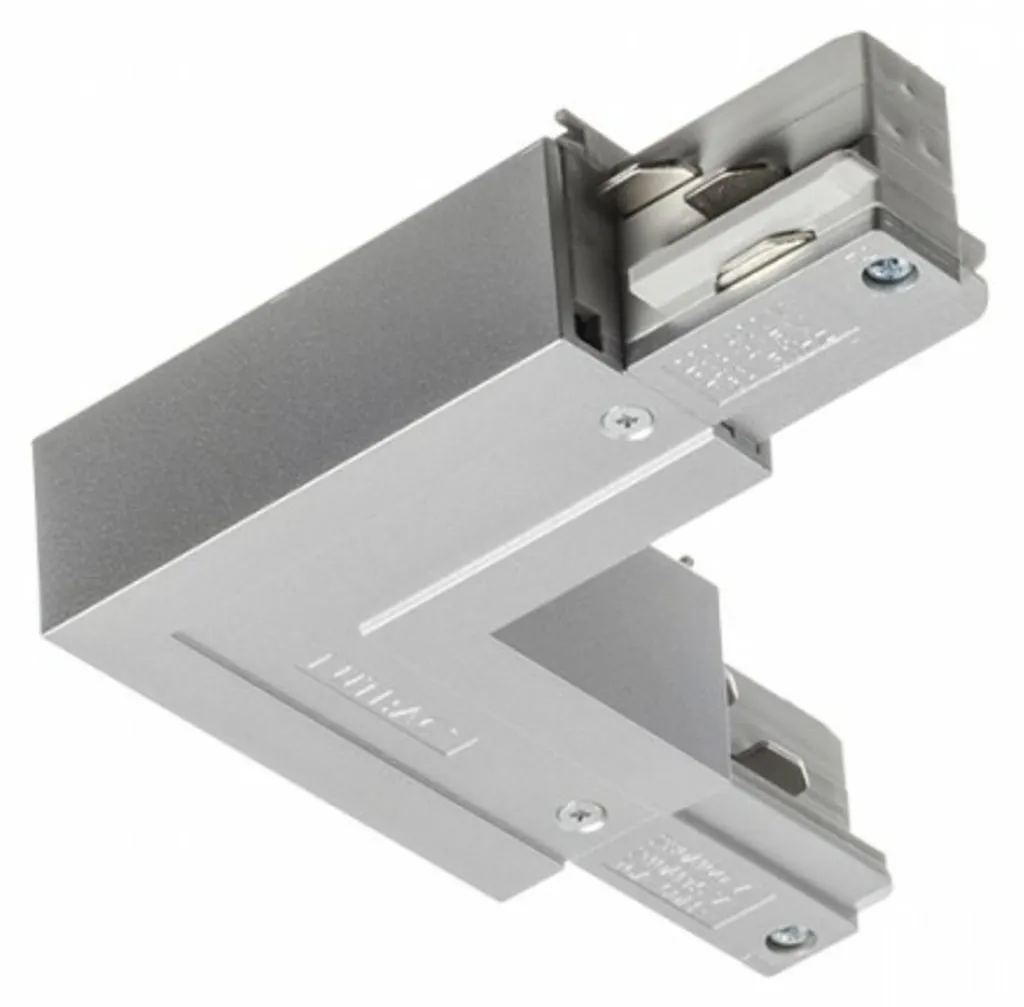Jonction de Rail EUTRAC en L Gris Argenté pour Éclairage 230V R11325
