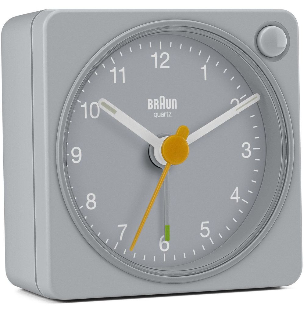 Braun BC02XG Wecker Uhr Unisex  Alarm grau Produktbild 