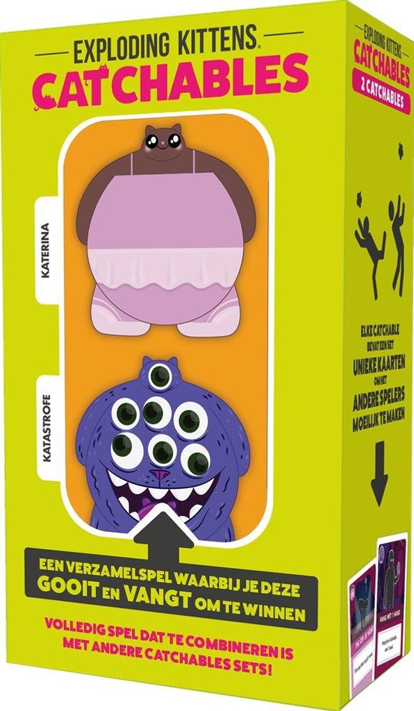 Asmodee Kartenspiel Exploding Kittens Catchables Katastrofe & Katerina Erweiterung