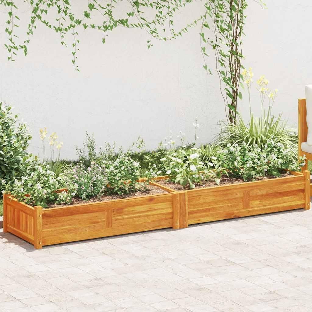 vidaXL Letto da giardino rialzato in legno di acacia Immagine del prodotto 