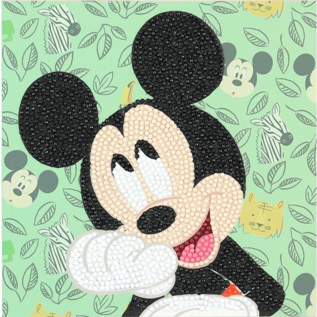 Crystal Art Card 18x18 Happy Mickey DNY805 Produktbild 