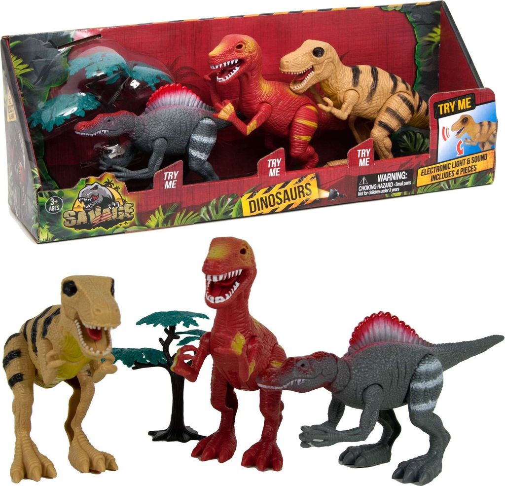 ALMARINA Dinosaurier Licht/Sound Figurenset 63206 Produktbild 