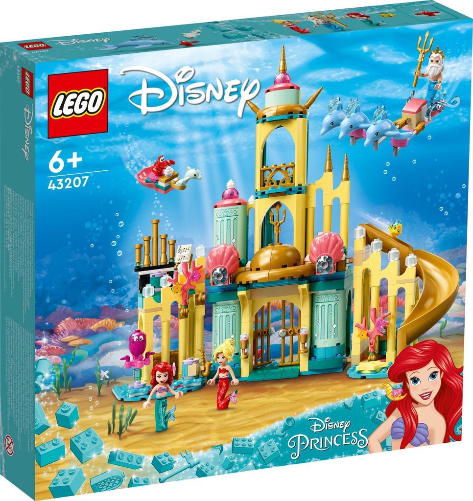 LEGO 43207 Disney Arielles Unterwasserschloss mit Produktbild 
