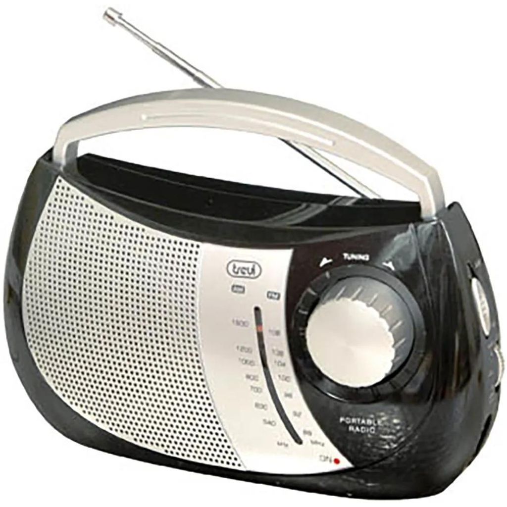 Trevi RA 764 Portable Black - Radio (Tragbar, Am,FM, 88-108 MHz, 540-1610 kHz, 0.5 W, Schwarz)