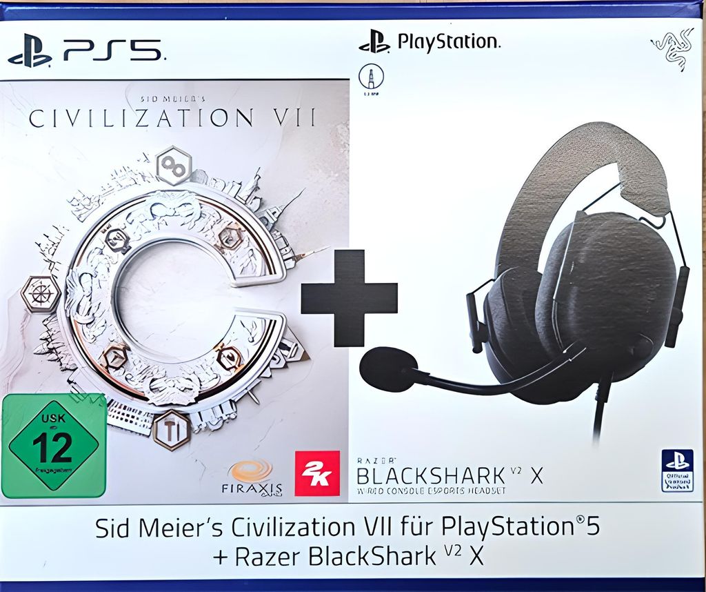 Civilization 7 PS-5 Headset Bundle inkl. Razer Blackshark X Headset