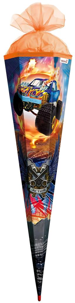 Cono scuola Roth Monstertruck Fire : 100cm, quadrato, pizzo Immagine del prodotto 