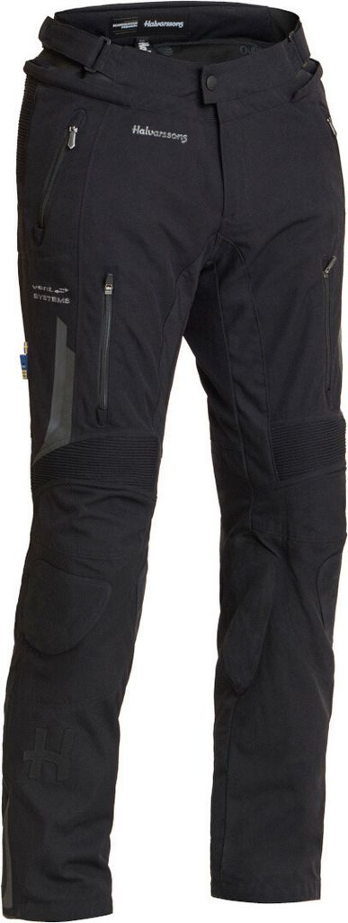 Halvarssons Malung wasserdichte Motorrad Textilhose, schwarz, 54