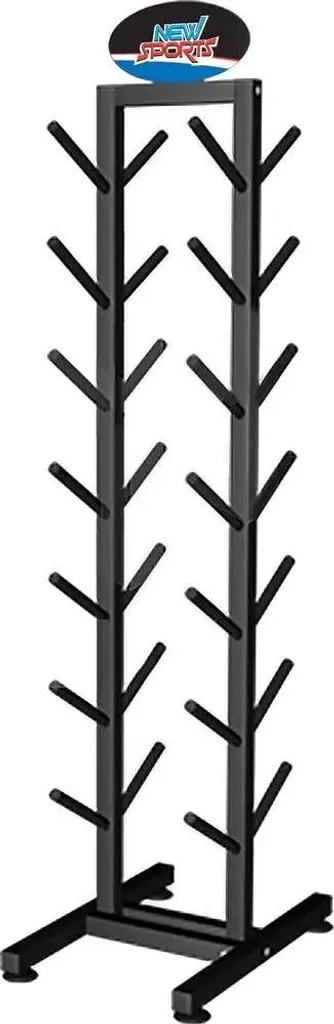 Présentoir vertical pour 14 skateboards en carton rigide New Sports durable