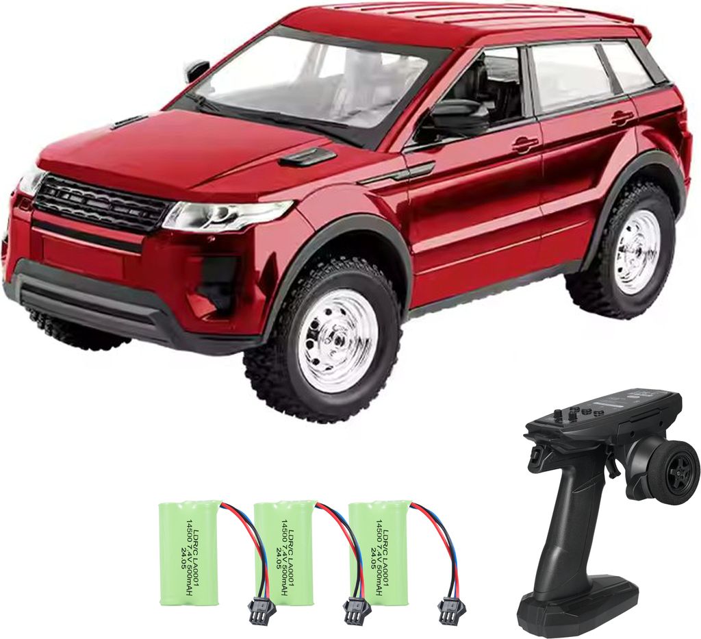 Ferngesteuertes Auto, 2,4 GHz 4WD Offroad-Rock-Crawler-Fahrzeug im Massstab 1:14, elektrisches Gelaendespielzeugauto fuer Kinder, Jugendliche und E...
