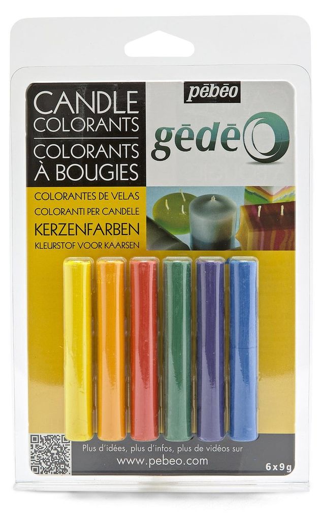 Pebeo Gédéo Kerzenfarben-Set – 6 Stk. Produktbild 
