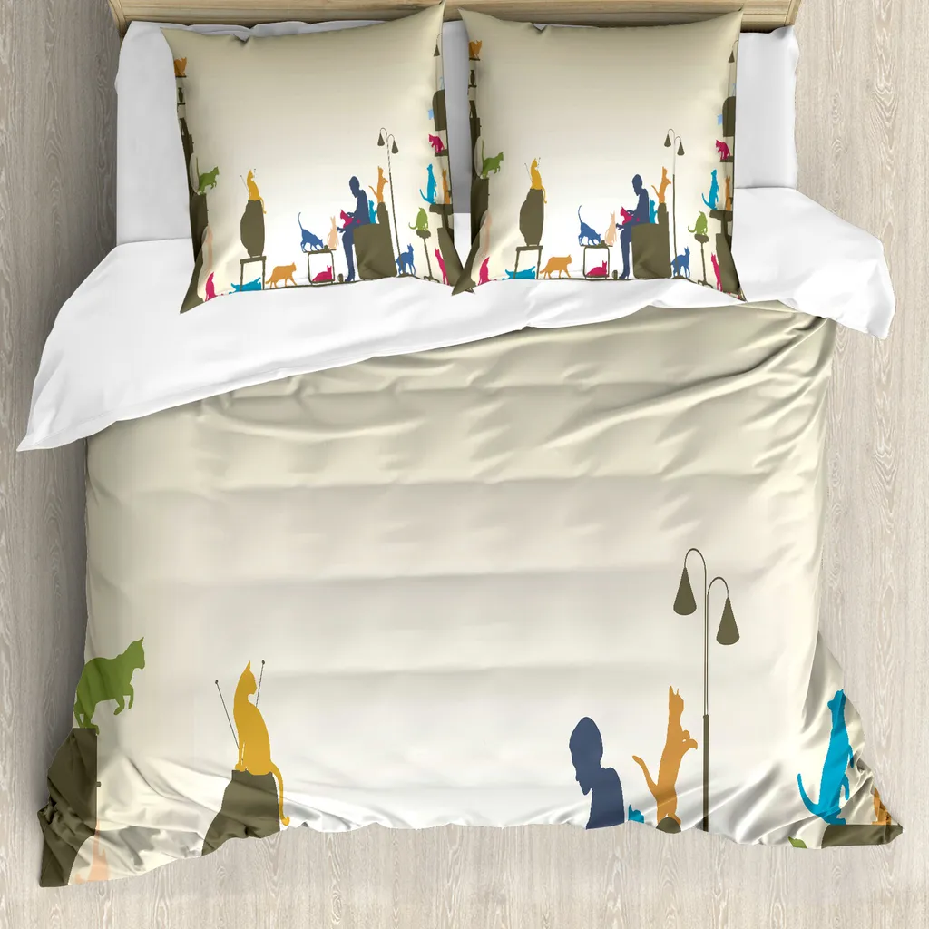 Set Letto Crazy Cat Lady ABAKUHAUS: Design Moderno e Igiene Totale