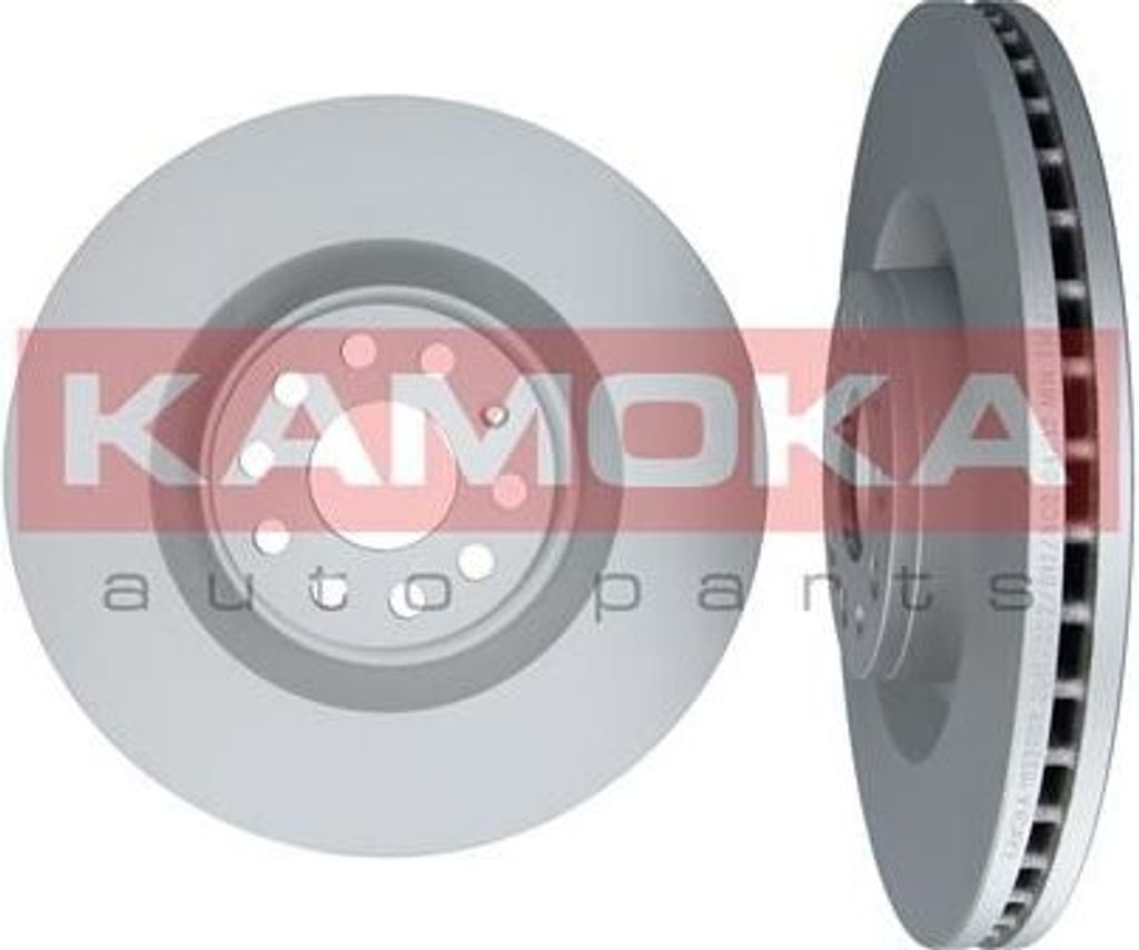 2x KAMOKA Bremsscheibe 1033008 vorne für VW Golf V Schrägheck (1K1) 50mm 140mm