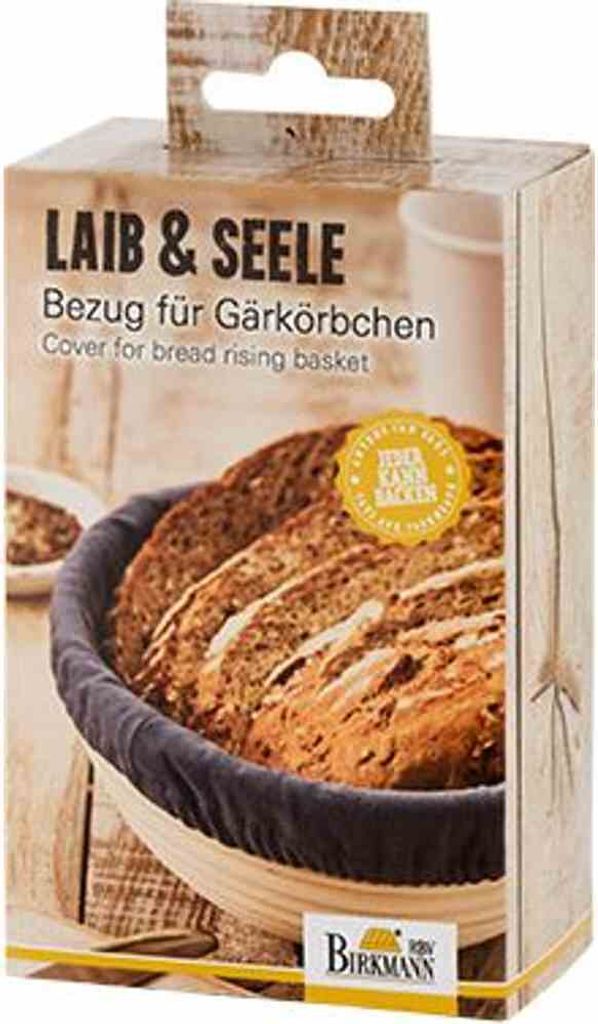 Bezug für Gärkörbchen rund, klein