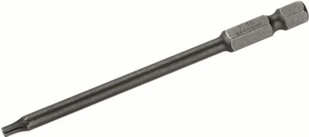 Embout Cimco 114575 long 90 mm TORX T20 alésé en acier haute qualité