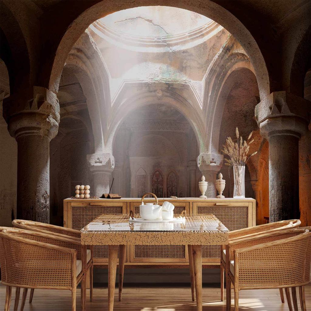 Vlies Fototapete - Old Temple 150x105 cm Städte d-B-0050-a-a