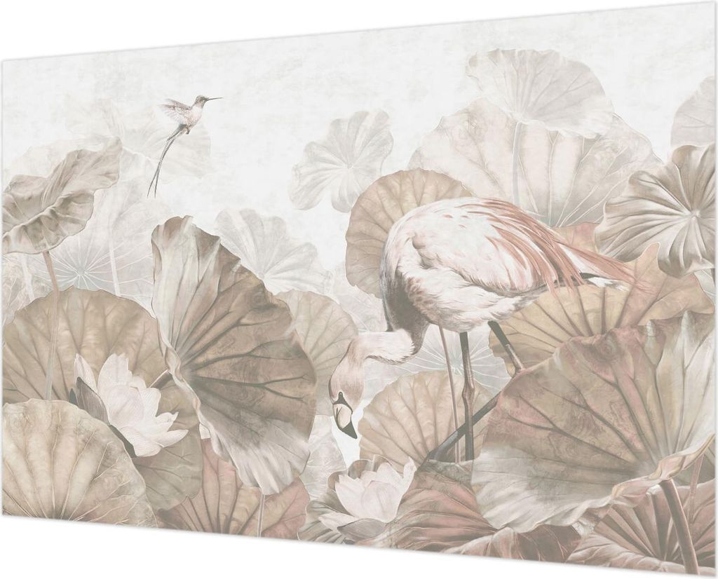 Wandtapete - Dekorative Tapete für Wohnzimmer - Tapetenfolie für Wanddekoration - 152x104 cm - Elegante Natur