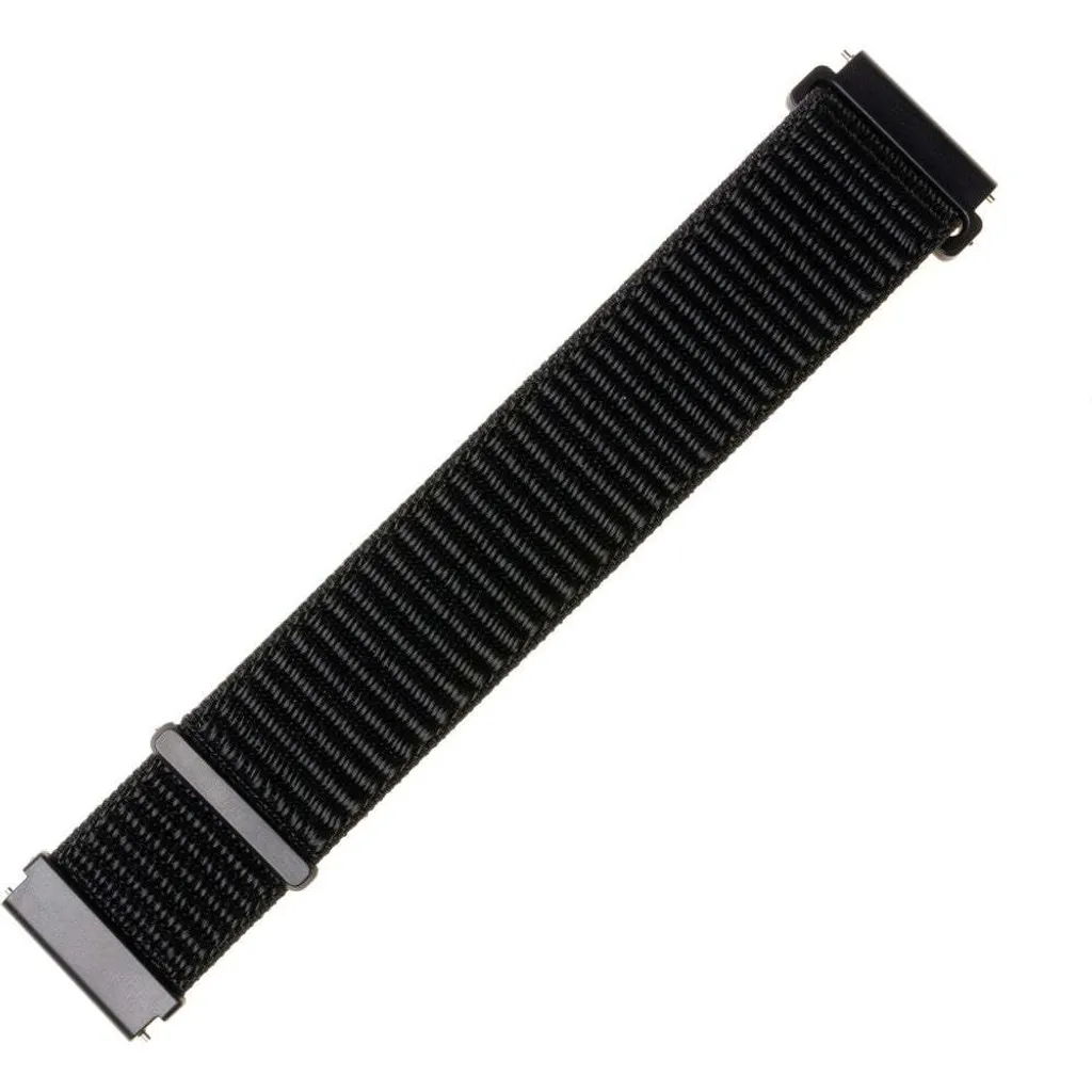 Bracelet Nylon 20mm Fixed Noir Ultra Résistant et Confortable - 2