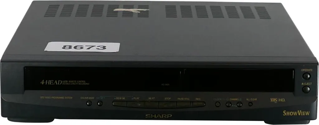 Sharp VC-A55GM(GY) Magnétoscope VHS Original avec Enregistrement Vidéo