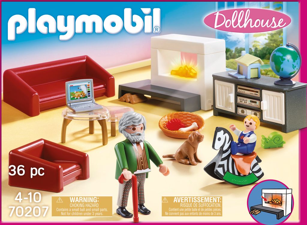 PLAYMOBIL Dollhouse 70207 Gemütliches Wohnzimmer Produktbild 3