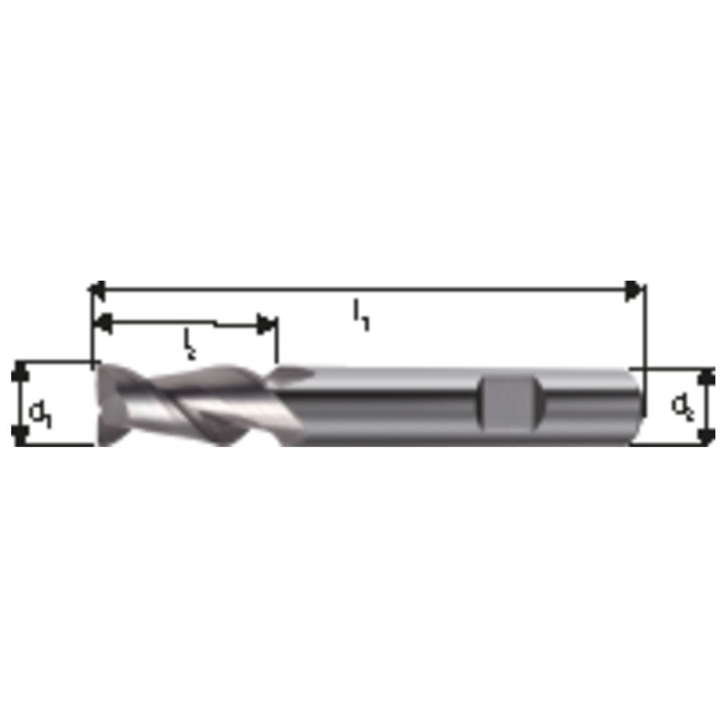 Forum Schaftfr.6527L VHM 16mm Z 2 W