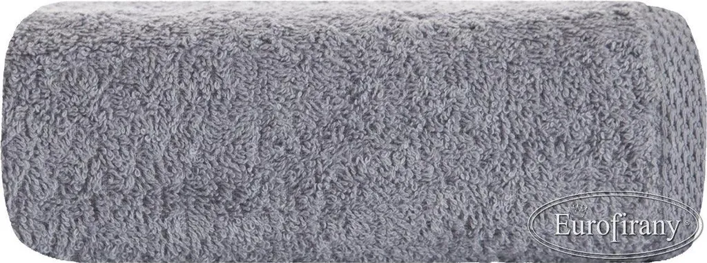 Asciugamano liscio 1 70x140 17 argento 400g/m2 spugna Eurofirany