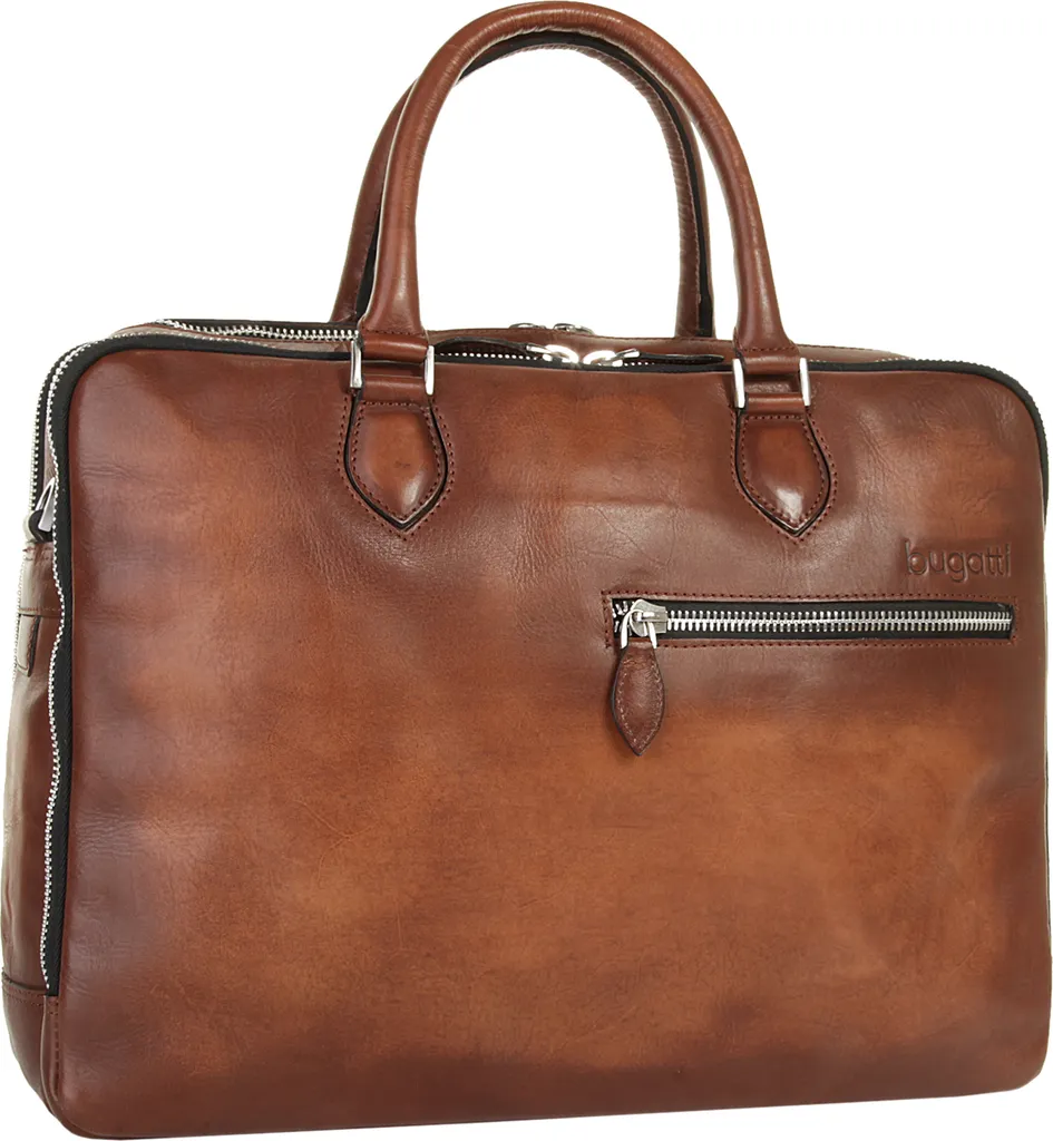 Porte-documents Bugatti Domus Cognac avec Protection RFID Intégrée - 24