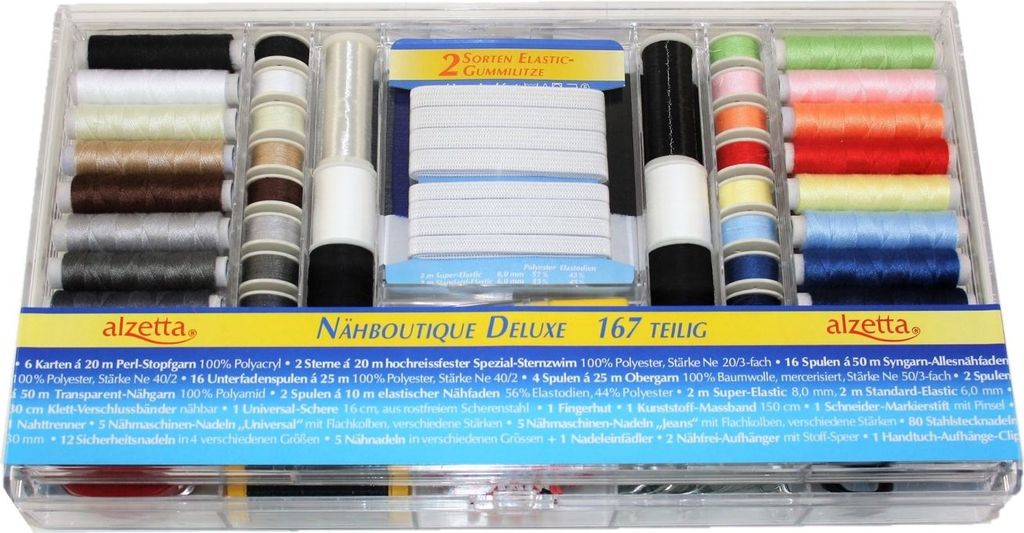 Zettl Nähboutique Deluxe 167-teilig 578 Produktbild 
