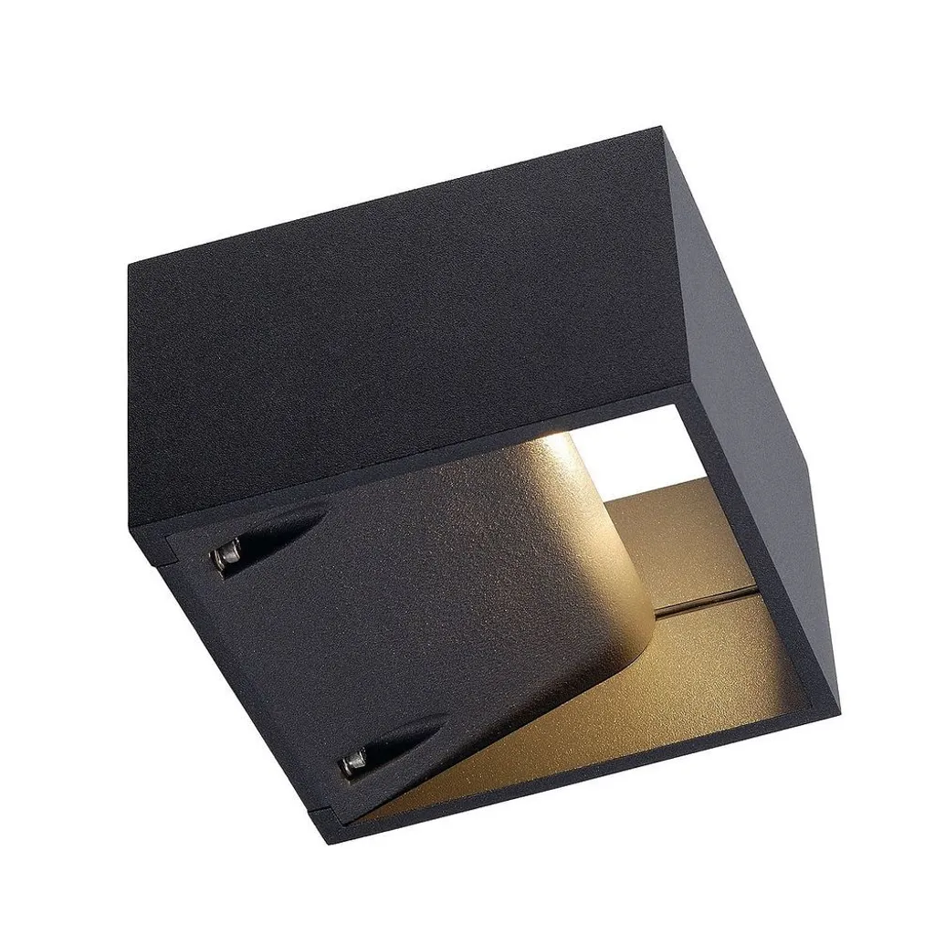 Applique murale LED anti-éblouissement extérieur anthracite 6W SLV LOGS