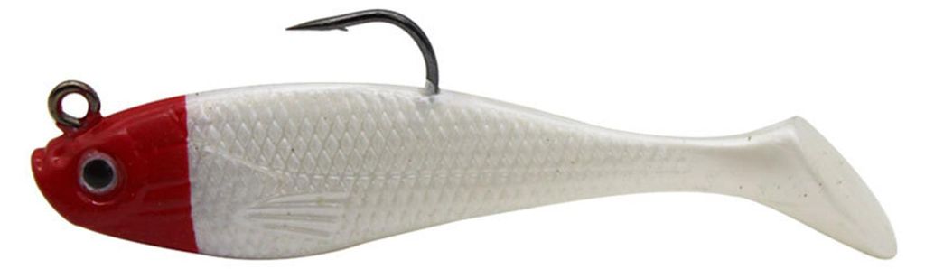 1/3/5 Stück 8 cm/9,25 g weicher Angelköder mit Haken, im Dunkeln leuchtend, PVC, bionischer künstlicher Schwimmköder, Süßwasser- und Salzwass...
