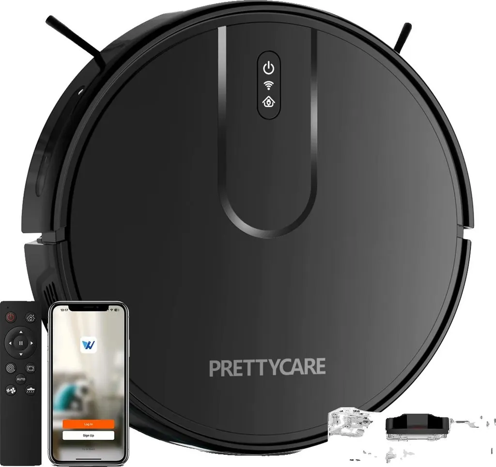 Aspirateur robot 5200Pa avec nettoyage planifié et bac 0,5L - Modèle V12