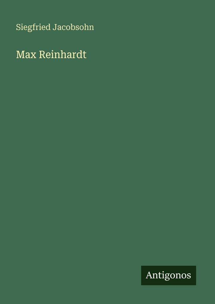 Max Reinhardt