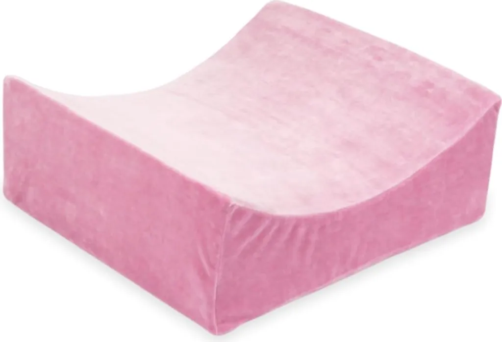 Aire d'éveil et berceau de jeu en mousse rose velours pour bébé curieux