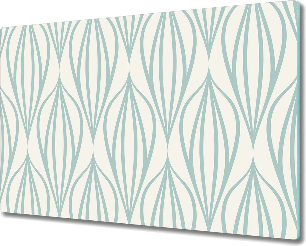 Glas Schneidebrett Herdabdeckplatten Schneideplatten - 80x52 cm - Grunge Dreieck