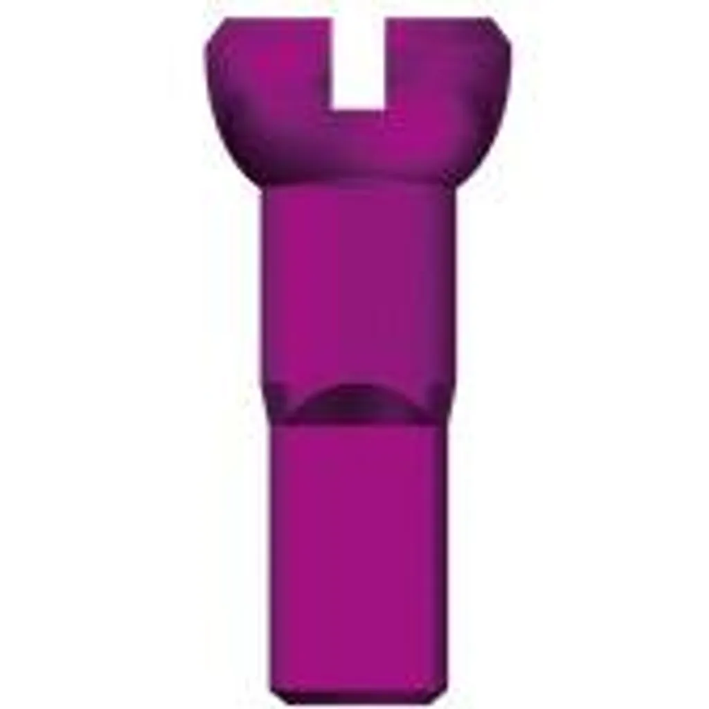 Sapim Polyax 14 Nipples Aluminium 14mm Violet pour Rayons de Vélo (100 pcs)