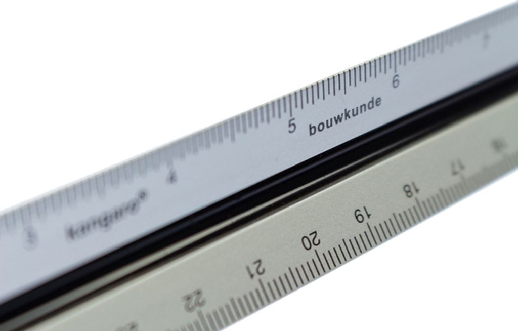 kangaro Dreikant-Maßstab Architekt Aluminium 300 mm