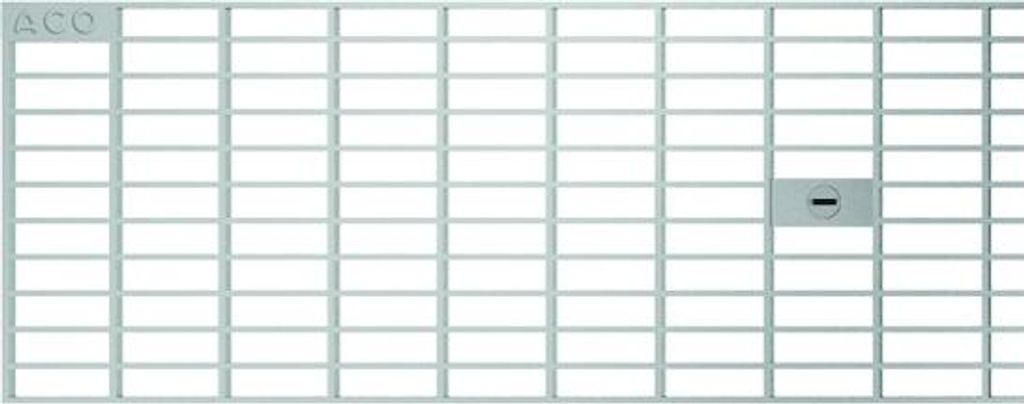 ACO Profiline Maschenrost 30/10 mm, Stahl verzinkt, Baubreite 130 mm-0,5 m