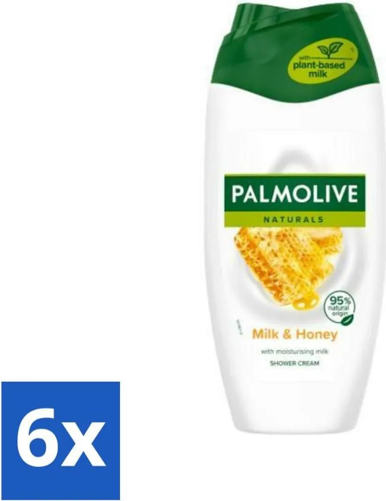 Palmolive Naturals Miele e Latte 6x250ml - Crema Doccia Idratante
